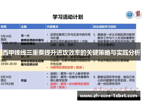 西甲锋线三重奏提升进攻效率的关键策略与实践分析