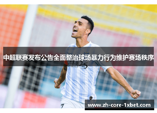 中超联赛发布公告全面整治球场暴力行为维护赛场秩序